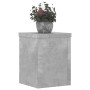 Pflanzenständer 2 Stück Holz grau Beton 15x15x20 cm von , Topfständer - Ref: Foro24-852891, Preis: 26,60 €, Rabatt: %