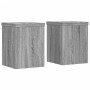 Soportes de plantas 2 uds madera gris Sonoma 15x15x20 cm de , Soportes para macetas - Ref: Foro24-852893, Precio: 27,99 €, De...