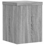 Soportes de plantas 2 uds madera gris Sonoma 15x15x20 cm de , Soportes para macetas - Ref: Foro24-852893, Precio: 27,99 €, De...