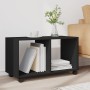 Engineered wood black wheeled cabinet 72x33x42.5 cm by , Side tables - Ref: Foro24-853138, Price: 42,04 €, Discount: %