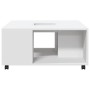 Mesa de centro madera de ingeniería blanca 80x80x40 cm de , Mesas de centro - Ref: Foro24-853173, Precio: 82,35 €, Descuento: %