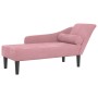 Sofá diván con cojines terciopelo rosa de , Divanes - Ref: Foro24-4007591, Precio: 152,42 €, Descuento: %