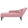 Sofá diván con cojines terciopelo rosa de , Divanes - Ref: Foro24-4007591, Precio: 152,42 €, Descuento: %