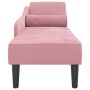 Sofá diván con cojines terciopelo rosa de , Divanes - Ref: Foro24-4007591, Precio: 152,42 €, Descuento: %