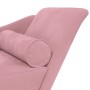 Sofá diván con cojines terciopelo rosa de , Divanes - Ref: Foro24-4007591, Precio: 152,42 €, Descuento: %