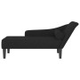 Schwarzes Diwan-Sofa mit Kissen aus Stoff von , Tagesbetten - Ref: Foro24-4007598, Preis: 125,86 €, Rabatt: %