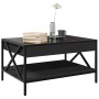 Coffee table with Infinity LED black 70x50x38 cm by , Coffee table - Ref: Foro24-847702, Price: 109,99 €, Discount: %