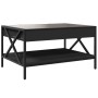 Coffee table with Infinity LED black 70x50x38 cm by , Coffee table - Ref: Foro24-847702, Price: 109,99 €, Discount: %