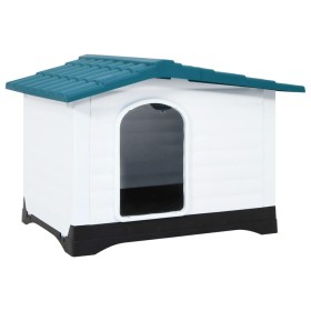 Blue polypropylene dog house 90.5x68x66 cm by vidaXL, Dog kennels - Ref: Foro24-152229, Price: 134,02 €, Discount: %