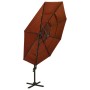 4-tier parasol with terracotta aluminum pole 3x3 m by vidaXL, Umbrellas - Ref: Foro24-313833, Price: 193,19 €, Discount: %