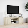 Mueble de TV LED madera ingeniería roble Sonoma 139,5x34x50 cm de , Muebles TV - Ref: Foro24-852196, Precio: 110,30 €, Descue...