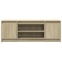 TV-Schrank aus Eichenholz in Sonoma-Optik mit den Maßen 139,5x34x50 cm. von , TV-Möbel - Ref: Foro24-852196, Preis: 99,05 €, ...