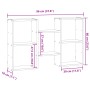 Wandregal aus schwarzem Ingenieurholz 96x18x60 cm von , Regale und Regale - Ref: Foro24-853228, Preis: 40,37 €, Rabatt: %