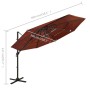 4-tier parasol with terracotta aluminum pole 3x3 m by vidaXL, Umbrellas - Ref: Foro24-313833, Price: 193,19 €, Discount: %