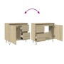 Armario de baño madera contrachapada roble Sonoma 65x33x60 cm de , Muebles de baño - Ref: Foro24-849677, Precio: 74,28 €, Des...