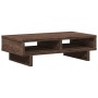 Braune Eichenholz-Ingenieur-Holz-Bildschirmstütze 50x27x15 cm von , Computersockel und -erhöhungen - Ref: Foro24-854748, Prei...