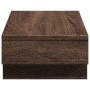 Braune Eichenholz-Ingenieur-Holz-Bildschirmstütze 50x27x15 cm von , Computersockel und -erhöhungen - Ref: Foro24-854748, Prei...