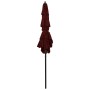 3-tier parasol with burgundy aluminum pole 2x2 m by vidaXL, Umbrellas - Ref: Foro24-313848, Price: 66,99 €, Discount: %