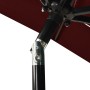 3-tier parasol with burgundy aluminum pole 2x2 m by vidaXL, Umbrellas - Ref: Foro24-313848, Price: 66,99 €, Discount: %