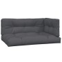 Garden pallet sofa set with 2 acacia wood cushions. by , Outdoor sofas - Ref: Foro24-3324817, Price: 268,55 €, Discount: %