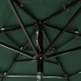 3-level umbrella with a 2m green aluminum pole by vidaXL, Umbrellas - Ref: Foro24-313853, Price: 58,59 €, Discount: %