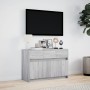 TV stand with LED in gray Sonoma engineered wood 91x34x61 cm by , TV Furniture - Ref: Foro24-852185, Price: 107,85 €, Discoun...