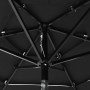 3-level black umbrella with a 2m aluminum pole by vidaXL, Umbrellas - Ref: Foro24-313858, Price: 46,68 €, Discount: %