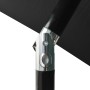 3-level black umbrella with a 2m aluminum pole by vidaXL, Umbrellas - Ref: Foro24-313858, Price: 46,68 €, Discount: %