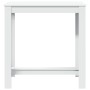 Mesa alta de bar madera ingeniería blanca 102x50x103,5 cm de , Mesas de cocina y de comedor - Ref: Foro24-854409, Precio: 76,...