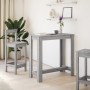 High bar table in gray Sonoma engineered wood 102x50x103.5 cm by , Kitchen and dining tables - Ref: Foro24-854414, Price: 66,...