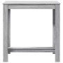 Mesa alta de bar madera ingeniería gris Sonoma 102x50x103,5 cm de , Mesas de cocina y de comedor - Ref: Foro24-854414, Precio...