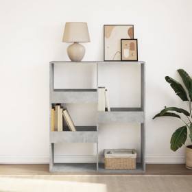 Estantería/divisor de espacios gris hormigón 100x33x115 cm de , Librerías y estanterías - Ref: Foro24-854511, Precio: 89,83 €...