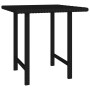 Garden side tables 3 pieces synthetic black rattan by , Garden tables - Ref: Foro24-3324831, Price: 62,99 €, Discount: %