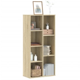 Estantería de madera de ingeniería roble Sonoma 50x25x105 cm de , Librerías y estanterías - Ref: Foro24-852791, Precio: 56,99...