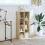 Engineered wood bookshelf in Sonoma oak, 50x25x105 cm. by , Bookcases and shelves - Ref: Foro24-852791, Price: 56,80 €, Disco...