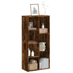 Engineered wood smoked oak bookshelf 50x25x105 cm by , Bookcases and shelves - Ref: Foro24-852793, Price: 56,91 €, Discount: %