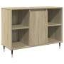 3-piece bathroom furniture set made of Sonoma oak plywood. by , Bathroom furniture - Ref: Foro24-3307679, Price: 221,12 €, Di...