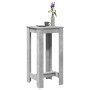 Hoher Barhockertisch aus grauem Beton-Ingenieurholz, 51x50x103,5 cm. von , Küchen- und Esstische - Ref: Foro24-854403, Preis:...