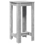 Hoher Barhockertisch aus grauem Beton-Ingenieurholz, 51x50x103,5 cm. von , Küchen- und Esstische - Ref: Foro24-854403, Preis:...