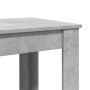 Hoher Barhockertisch aus grauem Beton-Ingenieurholz, 51x50x103,5 cm. von , Küchen- und Esstische - Ref: Foro24-854403, Preis:...