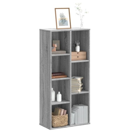 Ingenieurholzregal in Sonoma-Grau 50x25x105 cm von , Bücherregale und Regale - Ref: Foro24-852794, Preis: 58,47 €, Rabatt: %