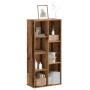 Engineered wood bookshelf in aged color, 50x25x105 cm by , Bookcases and shelves - Ref: Foro24-852796, Price: 58,83 €, Discou...