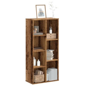 Engineered wood bookshelf in aged color, 50x25x105 cm by , Bookcases and shelves - Ref: Foro24-852796, Price: 56,99 €, Discou...