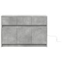 LED TV stand in gray concrete engineered wood 91x34x61 cm by , TV Furniture - Ref: Foro24-852183, Price: 104,47 €, Discount: %