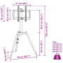 Fernseh-Tripod für Bildschirme von 37-65 Zoll, Max VESA 400x400 mm, 40 kg. von , Monitor- und TV-Ständer - Ref: Foro24-401216...