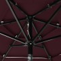 3-tier parasol with burgundy aluminum pole 2 m by vidaXL, Umbrellas - Ref: Foro24-313856, Price: 61,73 €, Discount: %