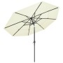 3-tier parasol with sand aluminum pole 3 m by vidaXL, Umbrellas - Ref: Foro24-313868, Price: 68,62 €, Discount: %