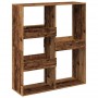 Aged wood shelf/space divider 100x33x115 cm by , Bookcases and shelves - Ref: Foro24-854515, Price: 89,83 €, Discount: %