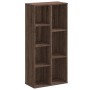 Estantería de madera de ingeniería marrón roble 50x25x105 cm de , Librerías y estanterías - Ref: Foro24-852795, Precio: 58,99...