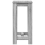 Mesa alta de bar madera ingeniería gris Sonoma 51x50x103,5 cm de , Mesas de cocina y de comedor - Ref: Foro24-854405, Precio:...